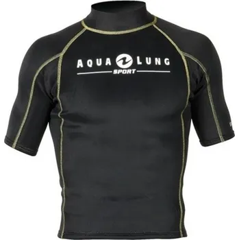 Rashguard Pánské neoprenové tričko Aqualung Sport TOP NEOPRENE SWIM'Z MEN 2mm, černé Velikost: Small SU245S