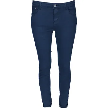 Dámské džíny 3d-6109 jeans barva: modrá tm., velikost: XL