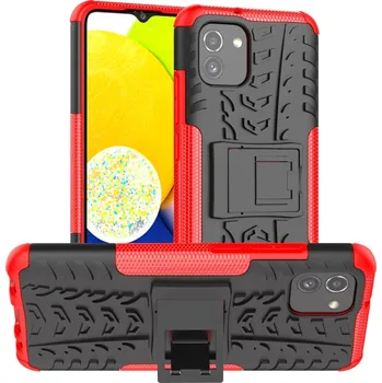 Pouzdro na tablet VSECHNONAMOBIL 41491 STAND Extra odolný obal Samsung Galaxy A03 červený