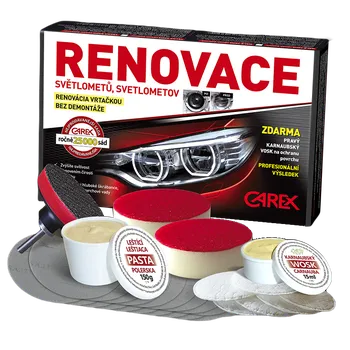 Carex Sada na renovaci, leštění a ochranu světlometů "velká"