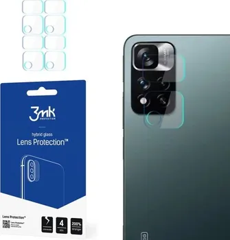 3mk Lens ochranné sklo kamery pro Xiaomi Redmi Note 11 Pro 4G/11 Pro 5G 4 ks