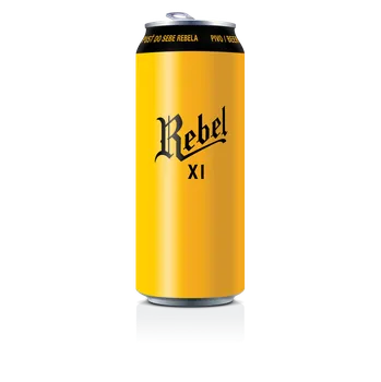 Pivo Rebel Světlý ležák 11° 0,5 l