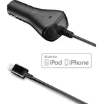 Autonabíječka Celly s Lightning konektorem, 1A černá