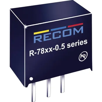 Měnič napětí RECOM R-786.5-0.5 DC/DC měnič napětí do DPS 6.5 V/DC 0.5 A 3.75 W Počet výstupů: 1 x Obsah 1 ks