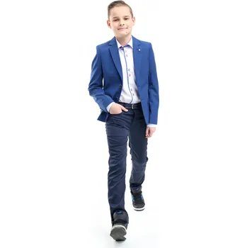 Chlapecké kalhoty tmavě modré 122 -170