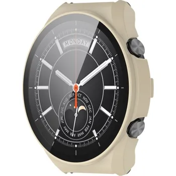 VSECHNONAMOBIL 39905 Plastový kryt s ochranným sklem pro Xiaomi Watch S1 béžový