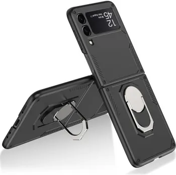 Pouzdro na mobilní telefon GKK 36541 GKK RING Ochranný obal Samsung Galaxy Z Flip 3 5G černý