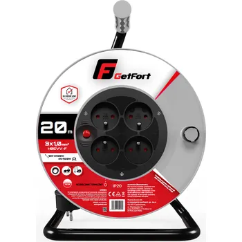 Přepěťová ochrana Prodlužovací kabel Getfort C20 3x1 H05VV-F 20m