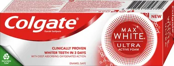 Zubní pasta Colgate Max White Ultra Active Foam 50 ml