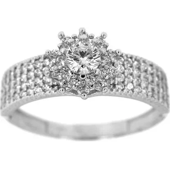 Prsten Zlatnictví U Kostela Dámský zlatý prsten se zirkony 2242b 58 3099-20467551