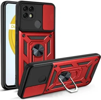 Pouzdro na tablet VSECHNONAMOBIL 39678 RING Ochranný obal pro Realme C21 / C11 2021 červený