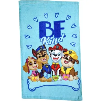 Dětský ručník PAW PATROL světle modrý 30x50cm Setino