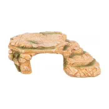 Dekorace do akvária Skalní plošina s jeskyní 25cm