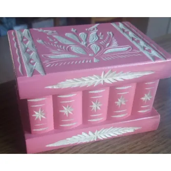 Hlavolam Tajná skříňka 7 tahů velikost M růžová