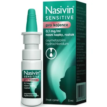 Lék na kašel, rýmu a nachlazení Nasivin Sensitive 0,01 % 5 ml