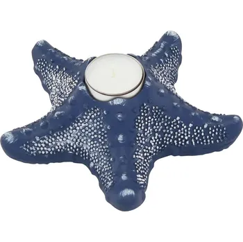 Svícen SEA CLUB Svícen na čajovou svíčku - Hvězdice 3820-3823 Barva: Modrá