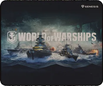 Podložka pod myš Genesis Carbon 500 World of Warships Armada modrá