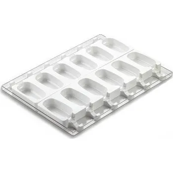 fomička na zmrzlinu Silikomart 25.311.87.0098 forma na klasické nanuky 90 ml 12 ks + dřívko 50 ks