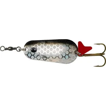 Umělá nástraha Effzett Plandavka Standard Spoon 8cm 45g Sinking Holographic Black