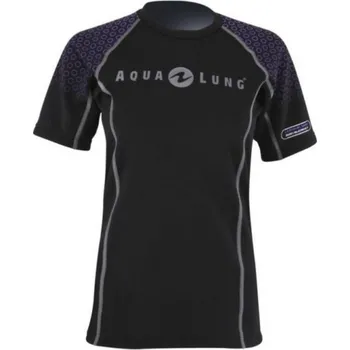 Rashguard Dámské tričko Aqualung TOP NEOPREN CERAMIQ SKIN, černé Velikost: XL 665093