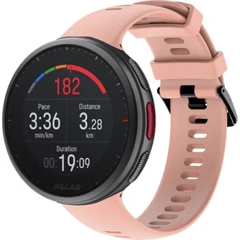 Příslušenství k chytrým hodinkám VSECHNONAMOBIL 35910 SILICONE Řemínek pro Polar Vantage V2 růžový