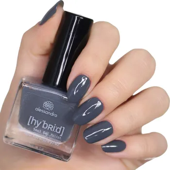 Lak na nehty Alessandro Hybrid gelový lak NEW YORK GREY 8 ml
