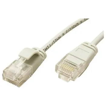 Síťový kabel Roline UTP slim patchkabel kat. 6a, LSOH, 1m, šedý - 21.15.3903