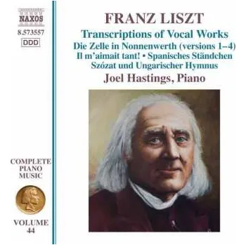 Zahraniční hudba CD Franz Liszt: Transcriptions Of Vocal Works 2017