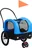 vidaXL Vozík pro psa za kolo a na běhání 2v1 63,5 x 103 x 143 cm, modrý/černý