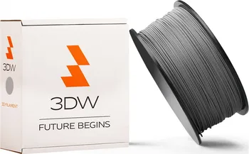 Struna k 3D tiskárně 3DW PLA filament 1,75 mm stříbrná