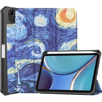 Pouzdro na tablet VSECHNONAMOBIL 34256 ART zaklapovací obal Apple iPad mini 2021 / iPad mini 2024 Starr SKY
