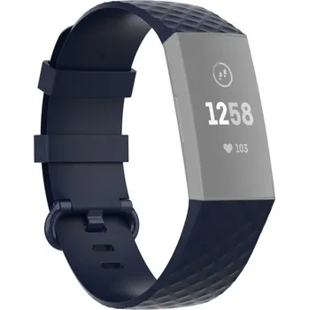 VSECHNONAMOBIL 38504 CUBE Řemínek Fitbit Charge 4 / Fitbit Charge 3 tmavomodrý
