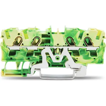 Rozvaděč WAGO Svorka 2004-1407 4vodičová pro ochranný vodič 4 mm² vhodná pro aplikace Ex e II, zelenožlutá 2004-1407