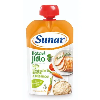 Sunar Hotové jídlo 12x 120 g špagety/lasagne/rýže s kuřecím masem