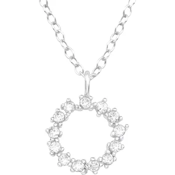 Náhrdelník Stříbrný náhrdelník LAURA se Zirkony Ag 925/1000
