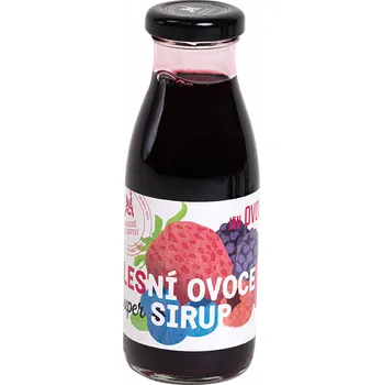 Sirup Hradecké delikatesy Super sirup z lesního ovoce 250 ml