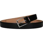 Pánský kožený opasek Tommy Hilfiger Emil - černá