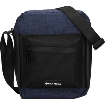 Pánská taška přes rameno New Rebels Edmon černo-modrá