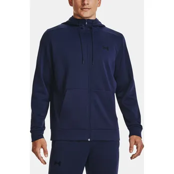 Pánská mikina Pánská mikina Under Armour UA Armour Fleece FZ Hoodi 1373357-410 Modrá MD