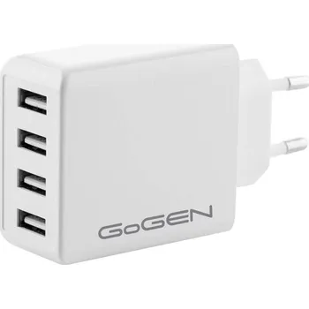 Nabíječka do sítě GoGEN ACH 400, 4x USB 6A bílá