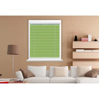 Žaluzie Rolux Vnitřní hliníková žaluzie Tmavě zelená BRILANT, 1100 mm, 400 mm, Tmavě zelená