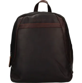 Kožený batoh Justified Divelo - hnědá