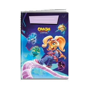 Argus Školní Sešit linkovaný s okrajem 444 Crash Bandicoot Girl A4