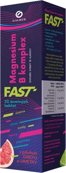 Galmed Magnesium B komplex Fast 20 tbl.