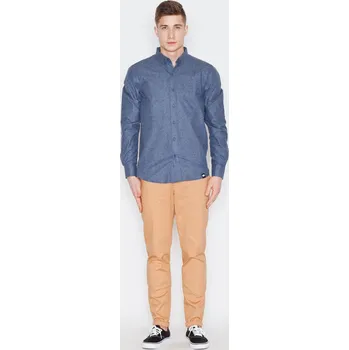 Pánské kalhoty Béžové kalhoty V007 Beige Velikost: M