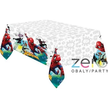 Jednorázový ubrus Ubrus plastový 1,2 x 1,8 m - Spiderman