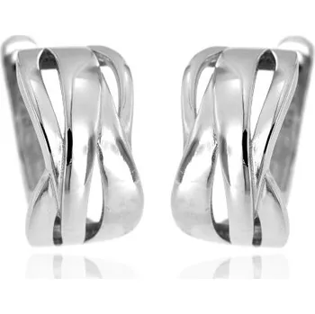 Náušnice Zlatnictví U Kostela Stříbrné náušnice půlkroužky 048 641921431