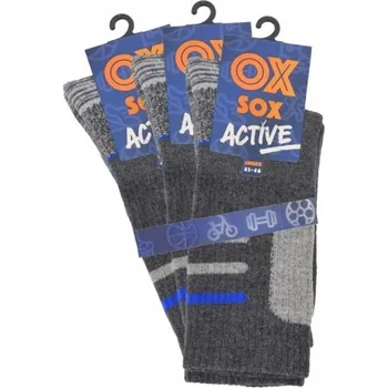 Pánské ponožky ACTIVE sportovní bavlněné froté ponožky OXSOX