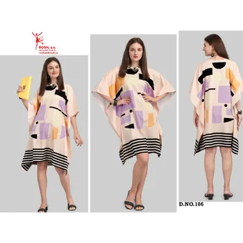 Dámské šaty Šaty, BOHO, kaftan s hedvábnou úpravou, boho šaty 281