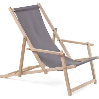 Zahradní nábytek ČistéDřevo Dřevěné zahradní lehátko s opěrkami